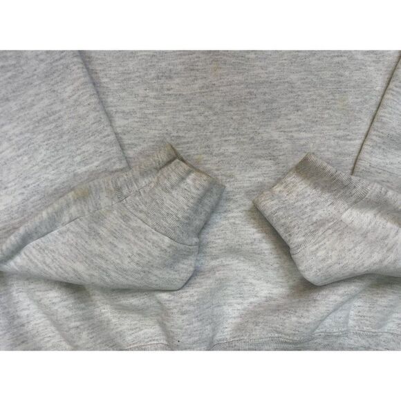 VINTAGE Izod Crewneck Sweatshirt Men Large Gray 90s - Picture 6 of 10